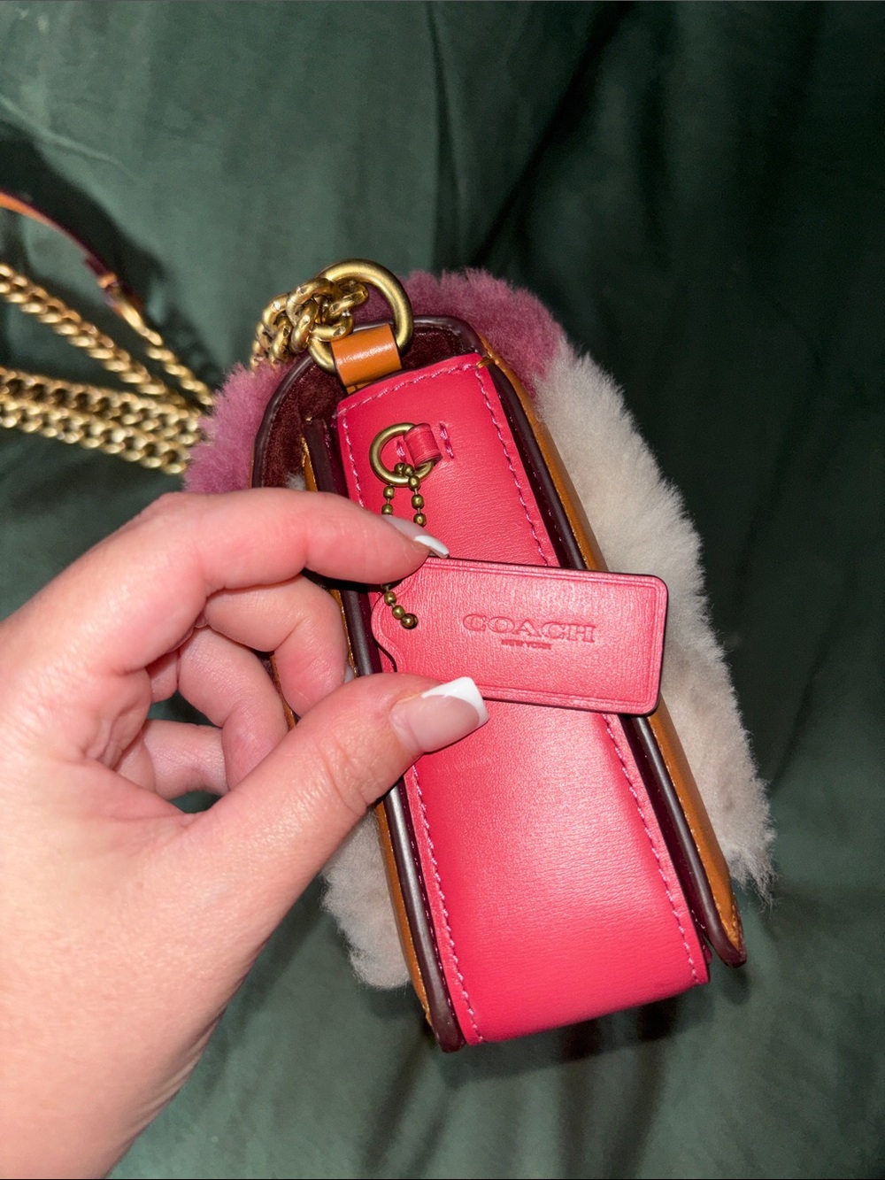 Coach Shearling Hutton Pink - Picture 3 of 10